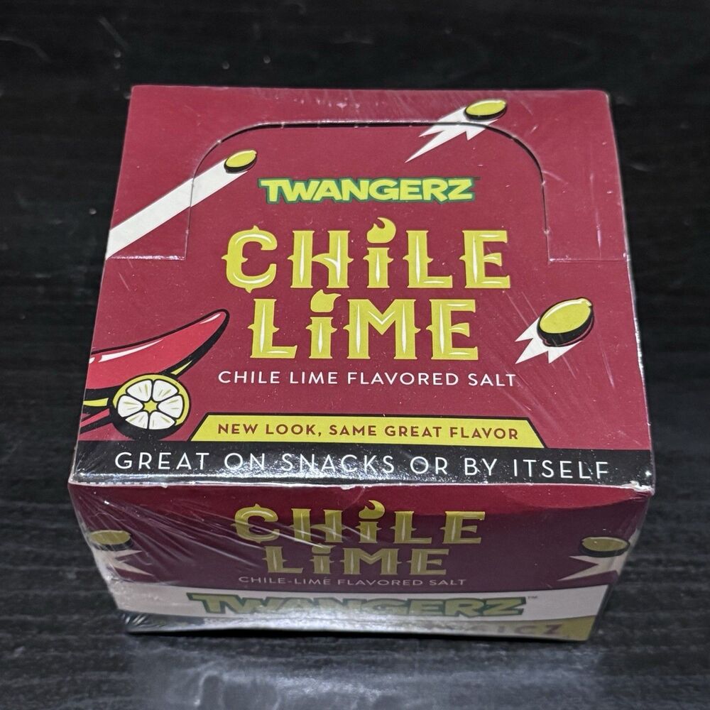 Twangerz Chili Lime Salt Snack Topping 200 packets -1 gm ea Sabor A Chile-Lime